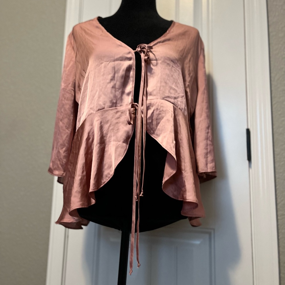 Pink asos blouse